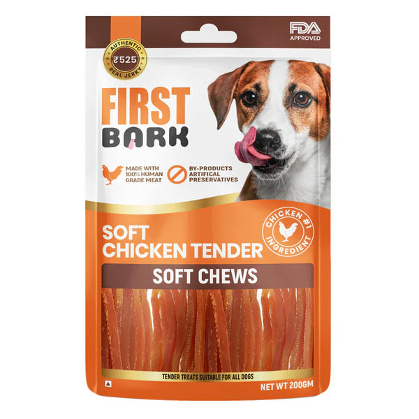 First Bark : Soft Chicken Tenders  - Soft Chews Dog Treats