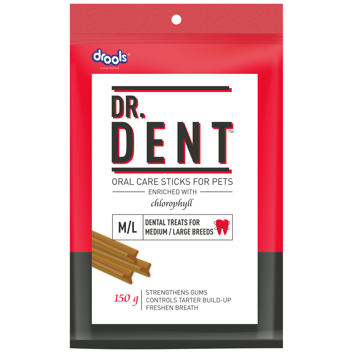 Drools Dr.Dent Oral Care Stick Dog Treats