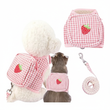 A+a Pets 3 In 1 Harness Set For Dogs & Cats With Leash & Bag