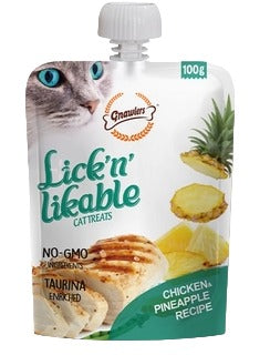 Gnawlers Lick And Lickable Chicken Pineapple Recipe Cat Treat