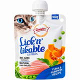Gnawlers Lick And Lickable Tuna And Pumpkin Recipe Cat Treat