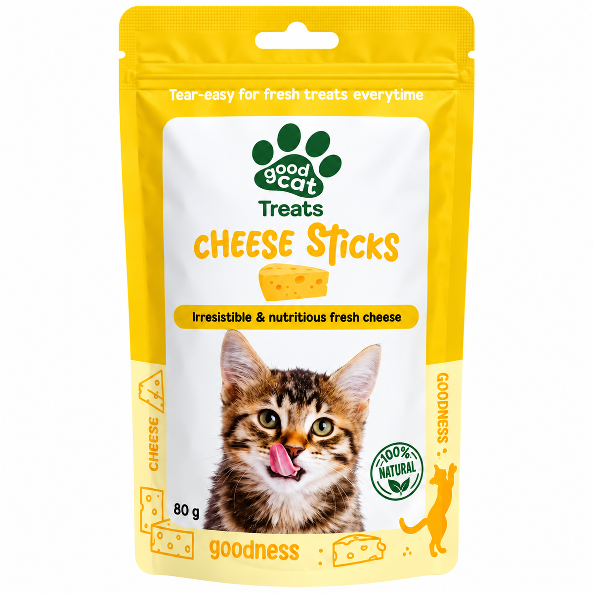 Good Cat Treats From Delicious & Nutritious Fresh - Cheese Sticks