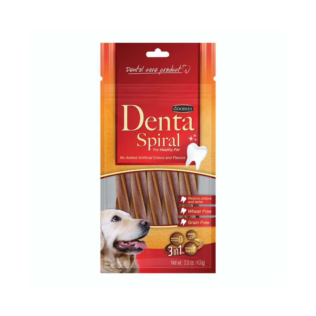 Goodies Dental Spiral 3 In 1 Stick