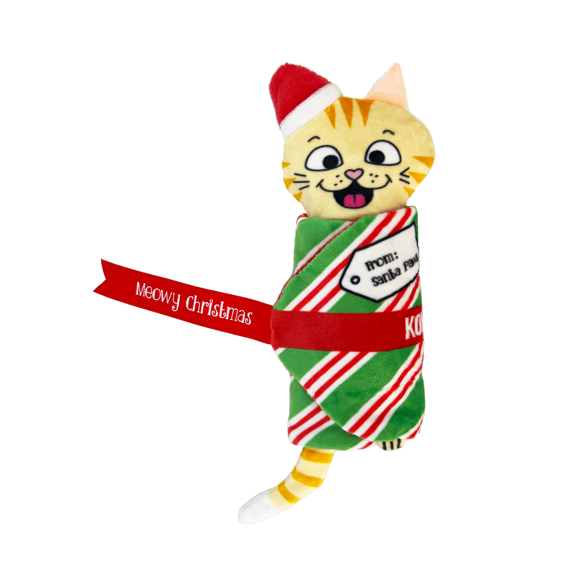 Kong Holiday Pull-A-Partz Present Cat Toy