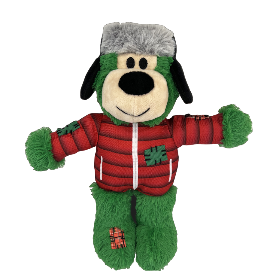 Kong Holiday Wild Knots Bear Dog Toy