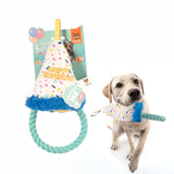 Fofos Birthday Hat Dog Toy