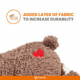 Fofos Cuddle Bear Heartbeat Dog Toy