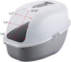 Smarty Pet Hooded Cat Litter Box - Large