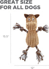 Outward Hound Ranch Roperz Horse Plush Squeaky Dog Toy - Brown