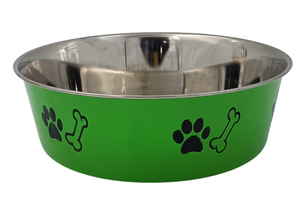 Kennel Heavy Standard Dish Printed Bowl Associated Colors (Color May Vary)