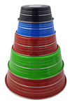 Kennel Heavy Dish Stripes Bowl (Color May Vary)