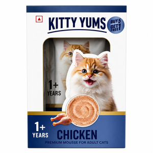 Kitty Yums Chicken Premium Mousse For Cat Buy 5 Get 1 Free Pouch