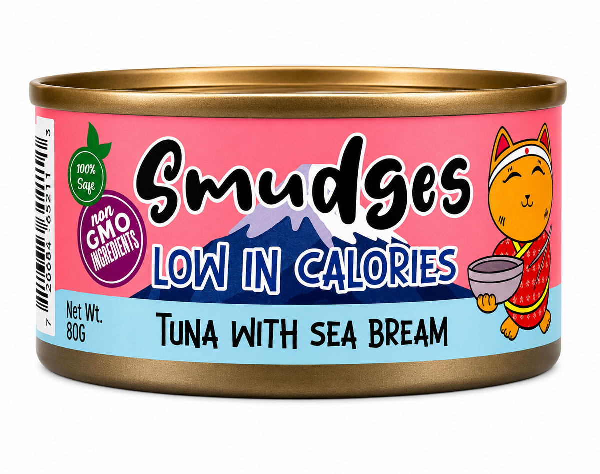 Smudges Tuna With Sea Bream In Soft Jelly Cat Tin