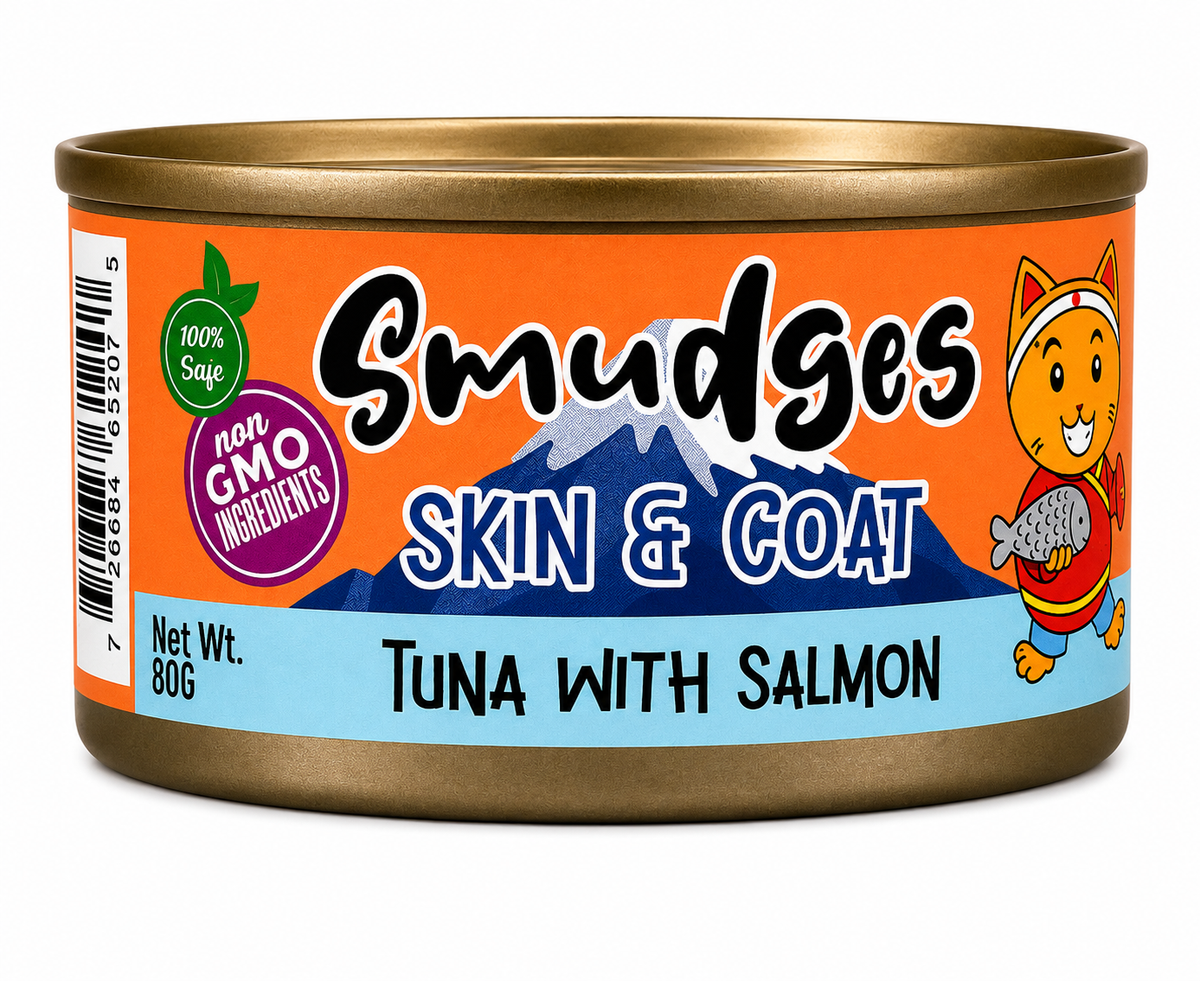 Smudges Tuna With Salmon In Soft Jelly Cat Tin