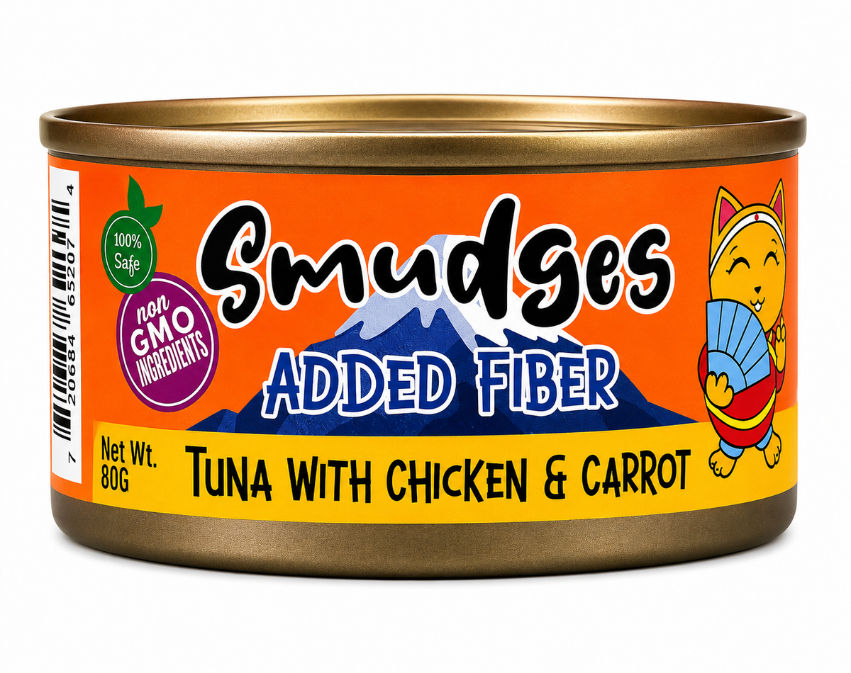 Smudges Tuna With Chicken And Carrot In Gravy Cat Tin