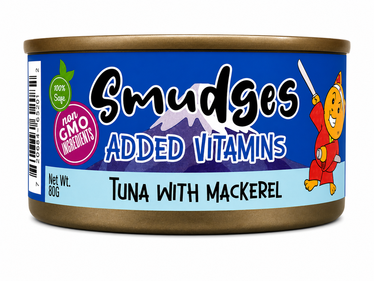 Smudges Tuna With Mackerel In Soft Jelly Cat Tin