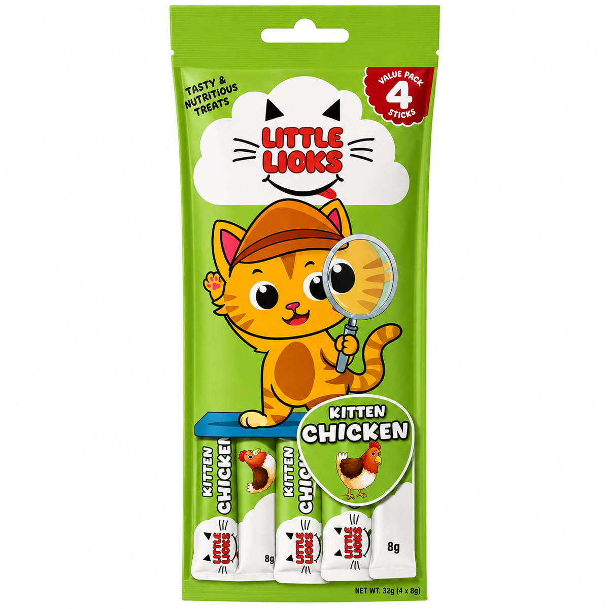 Smudges Little Licks Chicken Creamy Bisque Kitten Cat Treats