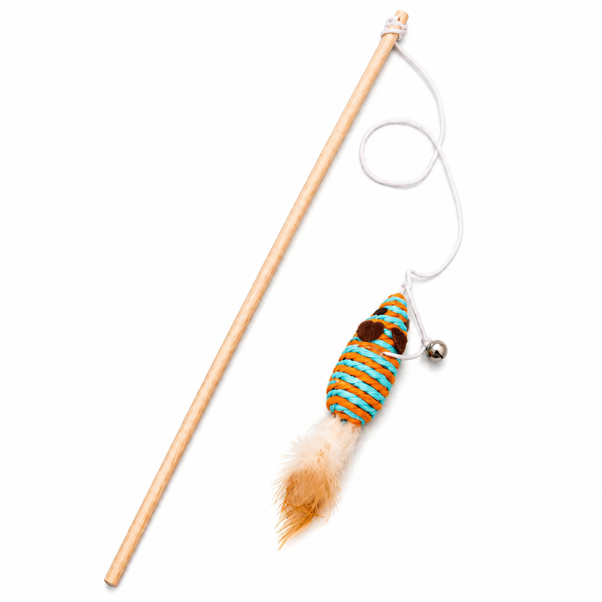 Dokitti Mouse Hunt Cat Teaser Wand Cat Teasing Stick