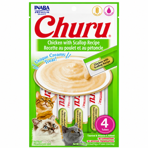 Inaba Churu Chicken With Scallop Recipe Cat Treats