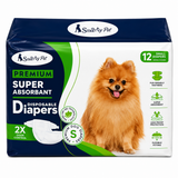 Smarty Pet Premium Super Absorbant Disposable Diapers