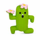 Squeeezys Cactus Man Latex Squeaky Dog Toy – Green