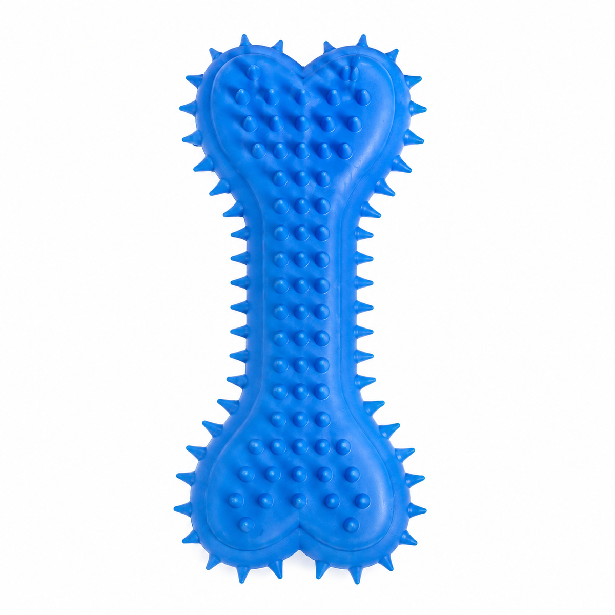 Pawmates Flat Rubber Bone With Dots