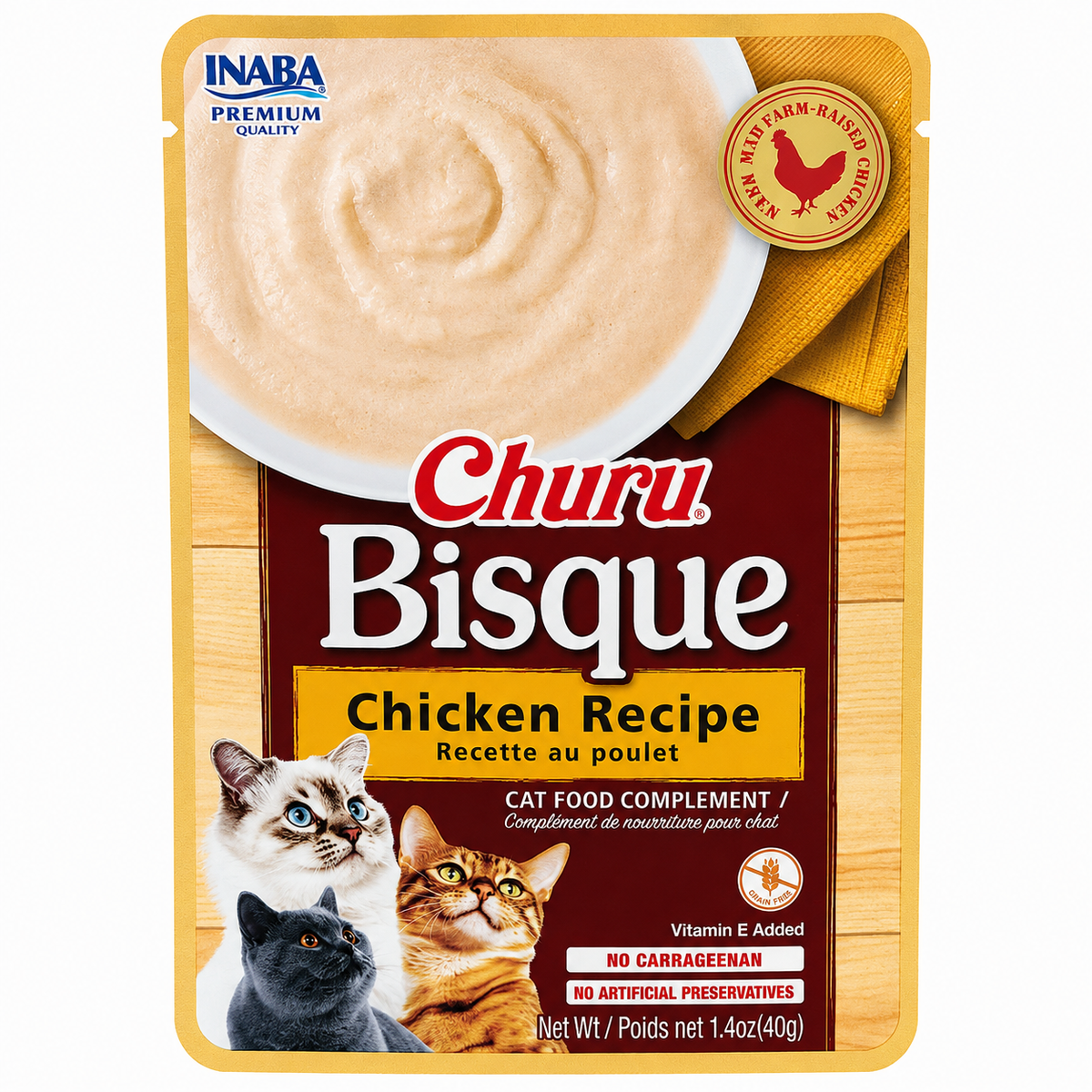 Inaba Churu Bisque Chicken Recipe Cat Treats