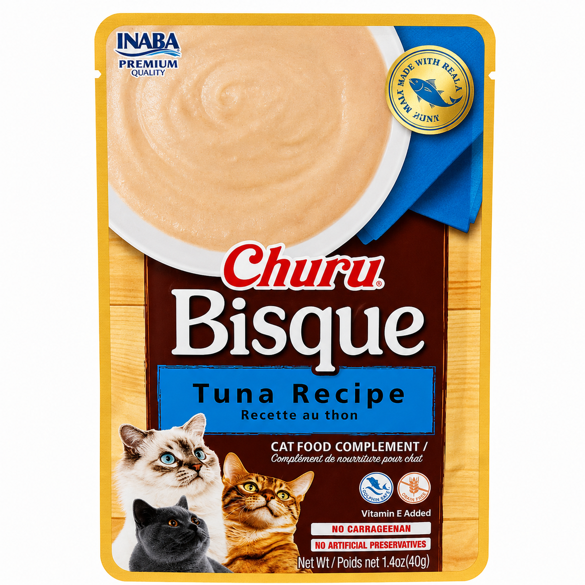 Inaba Churu Bisque Tuna Recipe Cat Treats