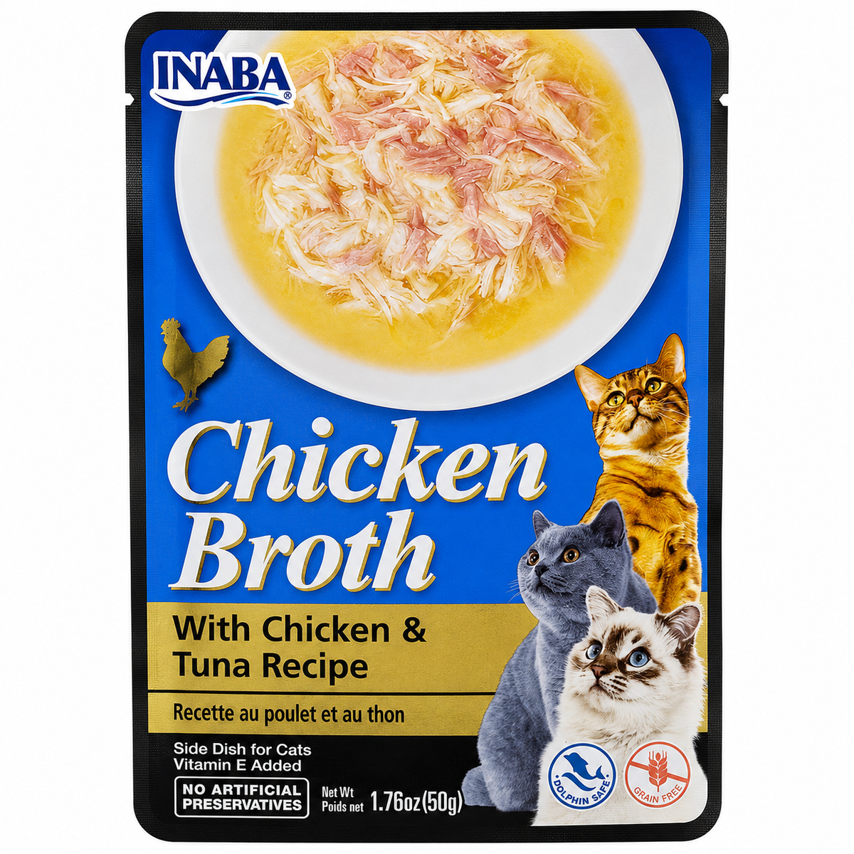 Inaba Chicken Broth Chicken & Tuna Flavour Cat Treats