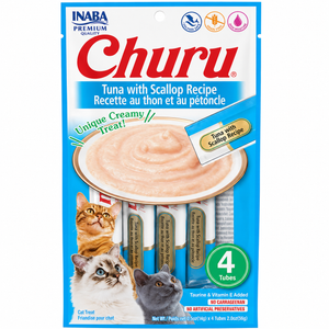 Inaba Churu Tuna With Scallop Cat Treats