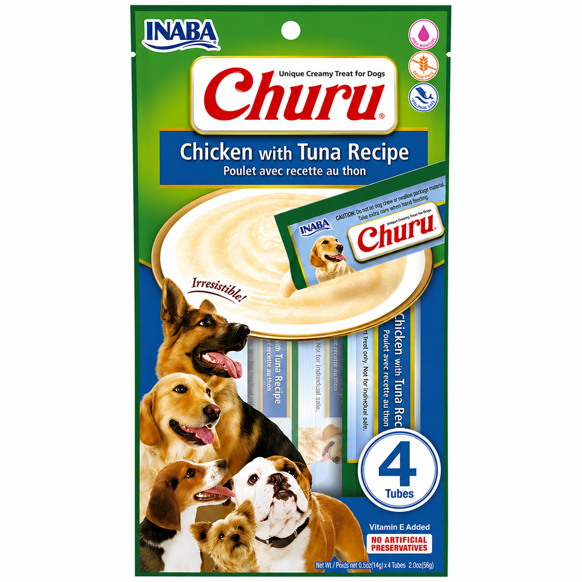 Inaba Churu Chicken With Tuna Flavour Dog Treats