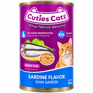 Cuties Catz  Sardine Flavor Adult Cat Canned Food