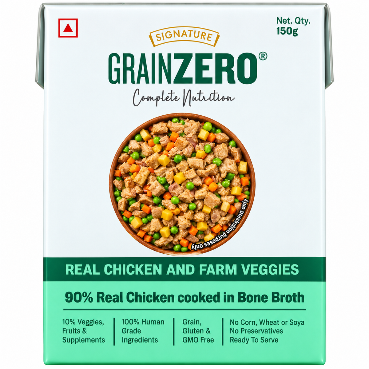 Signature Grainzero Real Chicken And Farm Veggies Fresh Dog Wet Food