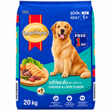 Smart Heart Chicken And Liver Flavor Adult Dog Dry Food Buy 20 Kg Get Free 1 Kg Inside
