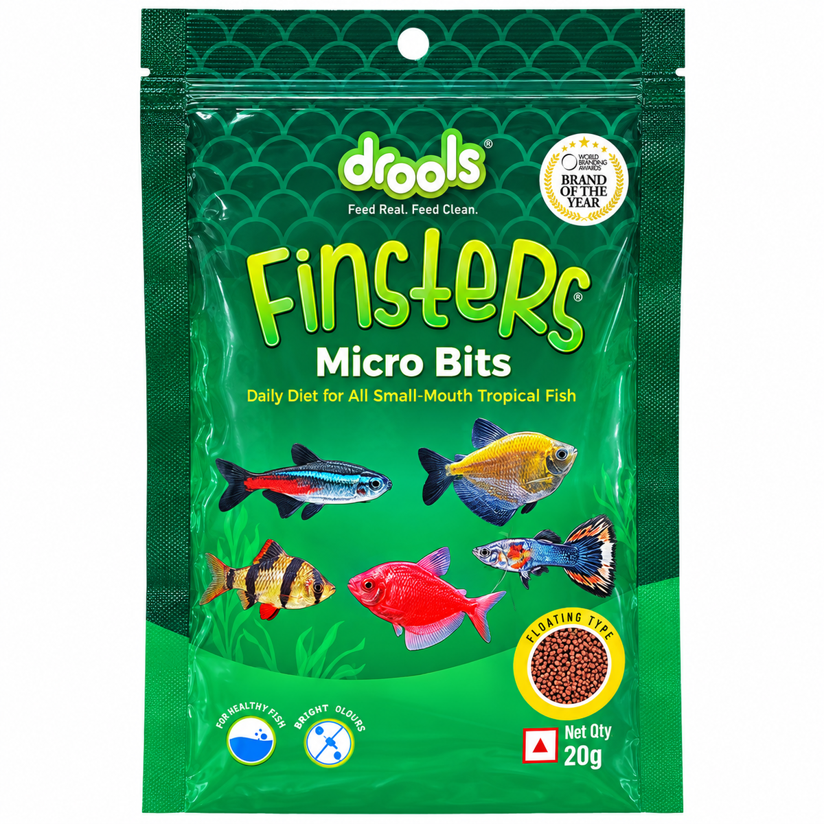 Drools Finsters Micro Bits Fish Food