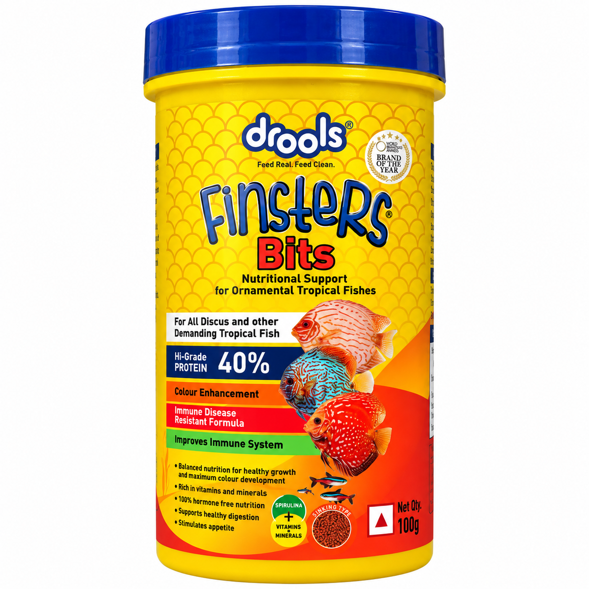 Drools Finsters Bits Fish Food