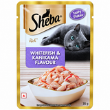 Sheba Whitefish & Kanikama Flavour Adult Cat Wet Food