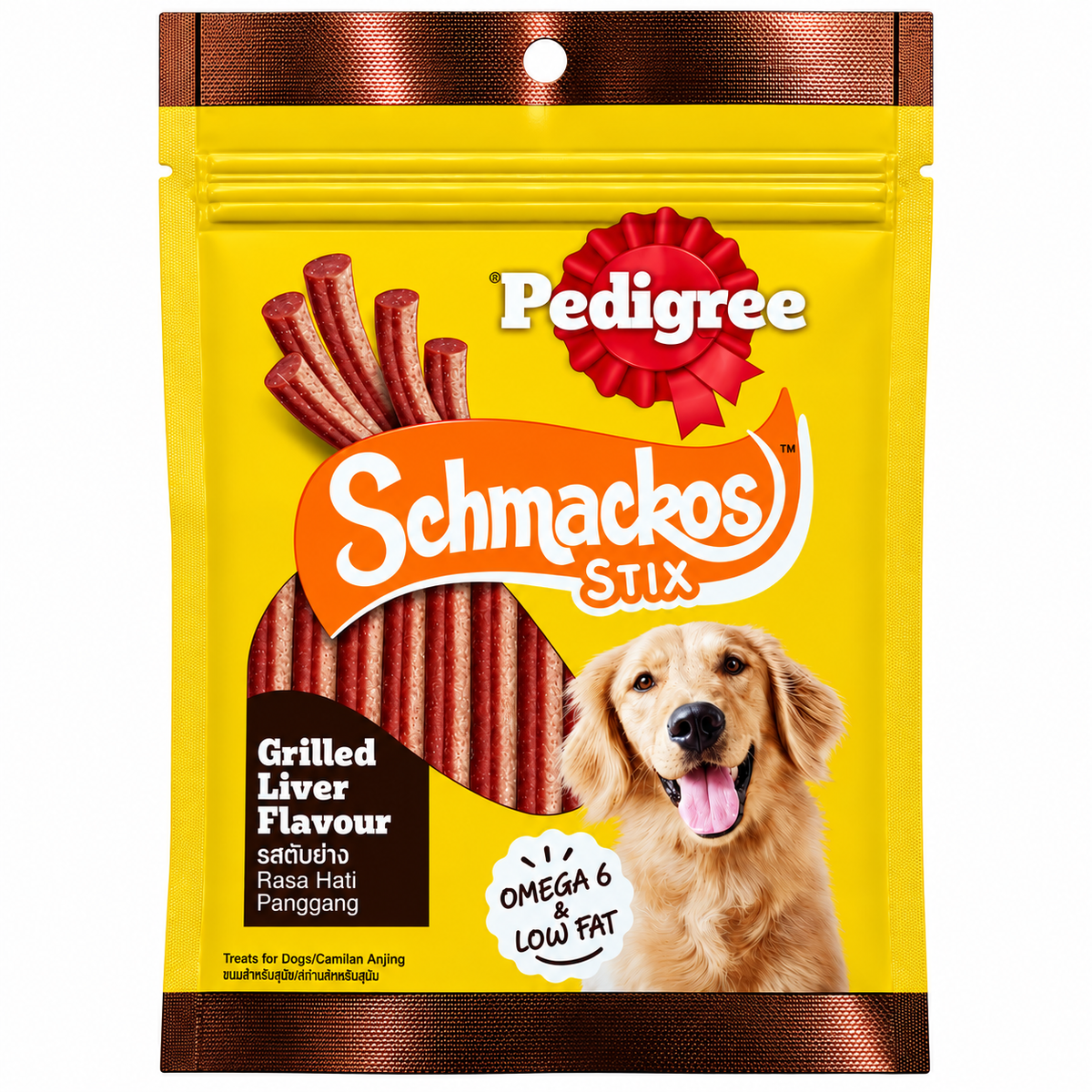 Pedigree Schmackos Stix Grilled Liver Flavour Adult Dog Treats
