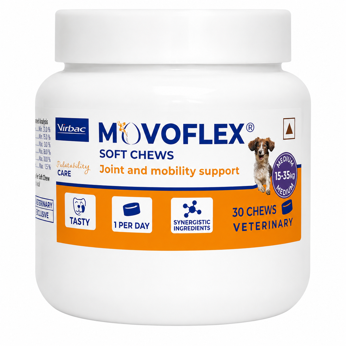Virbac Movoflex Joint & Mobility Support Soft Chews For Dogs