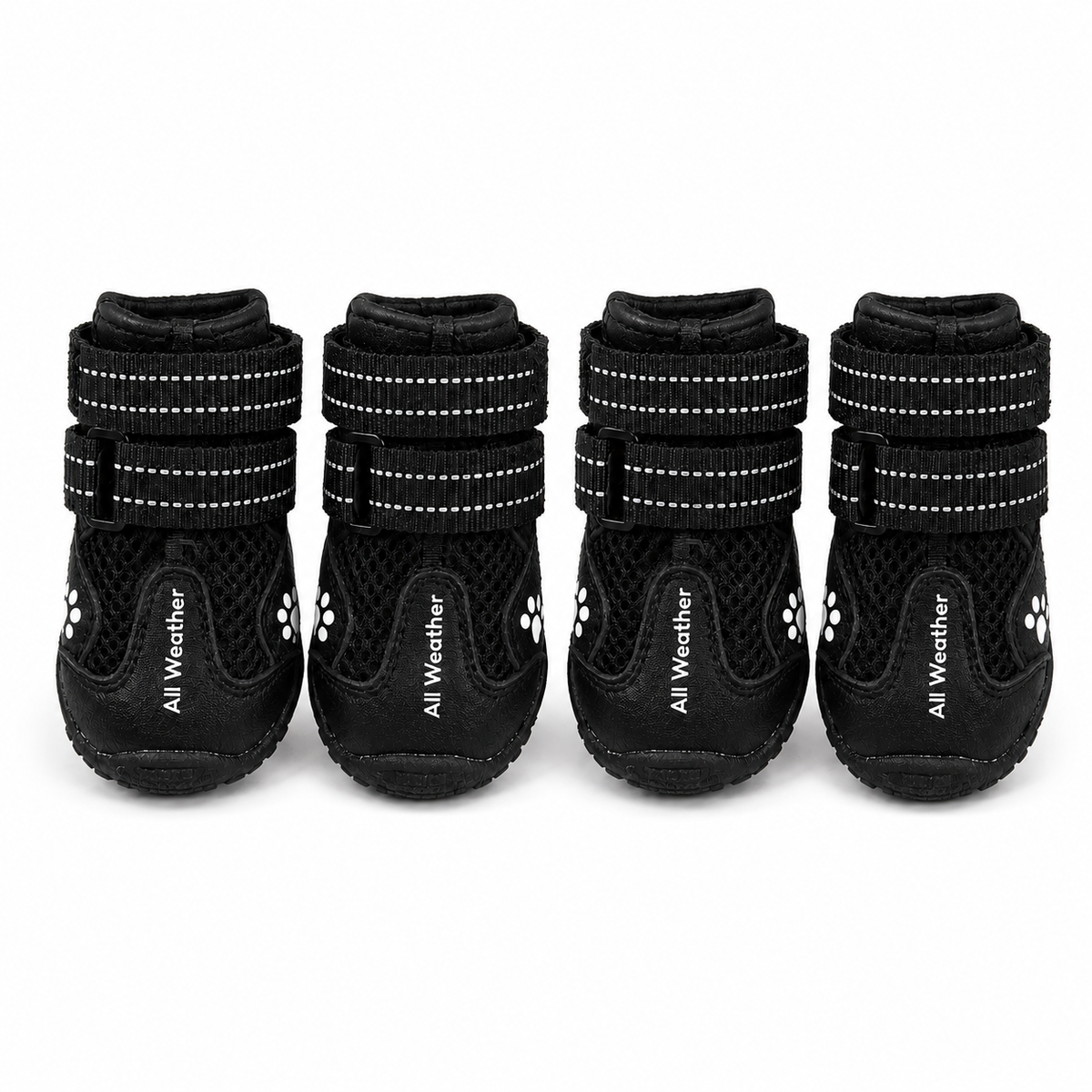 Pawpaya Woof Walk All Weather Shoes For Dogs Set Of 4
