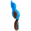 Gigwi Rubber Duck Dog Toy Push To Mute Silent Squeaky Toy Interactive With Plush Tail