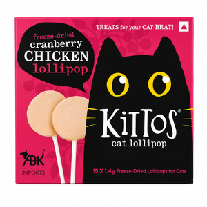 Kittos Freeze-Dried Cranberry Chicken Lollipops