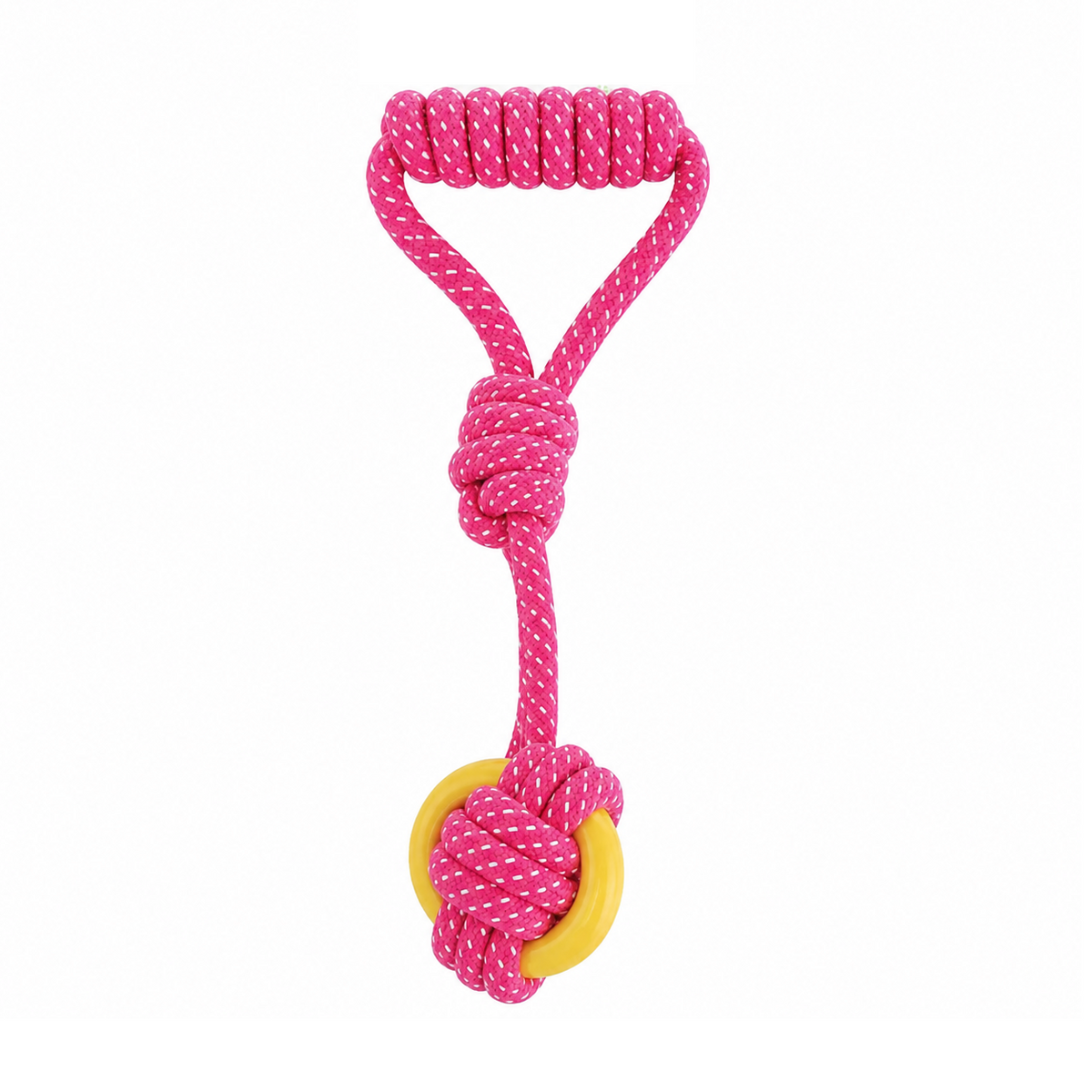 Pawmates Rope ball with Rope Handle