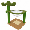 Kennel Cat Tree Green Glass