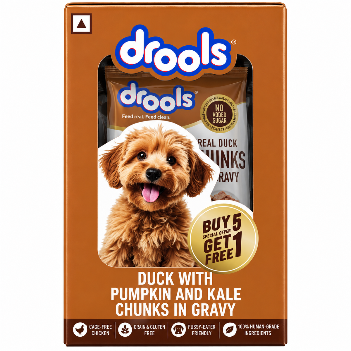 Drools Duck With Pumpkin & Kale Chunks Gravy Dog Wet Food Buy 5 Get 1 Free