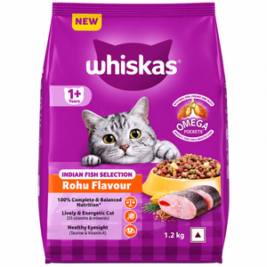 Whiskas Rohu Fish Flavour Adult Cat Dry Food