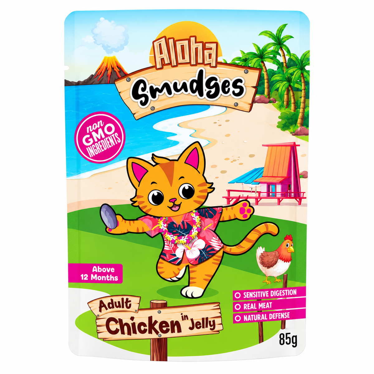 Aloha Smudges Chicken In Jelly Adult Cat Wet Food
