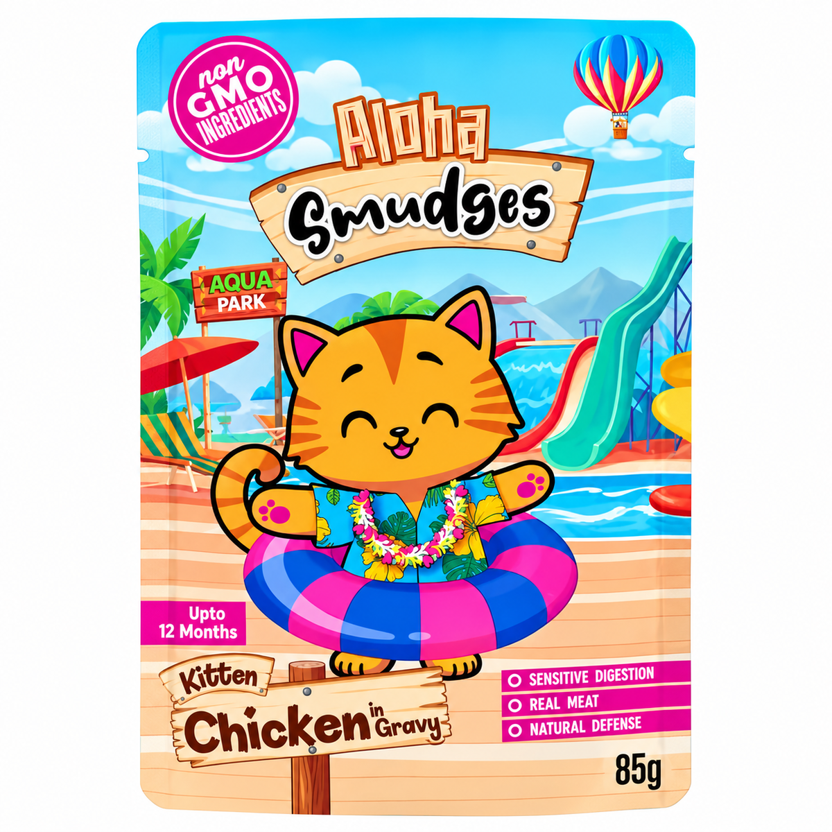 Aloha Smudges Chicken In Gravy Kitten Cat Wet Food