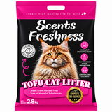 Barkbutler Scents Of Freshness Premium Tofu Cat Litter For Cats-Baby Powder