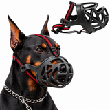 Soft Silicone Basket Muzzle for Dogs by Kennel